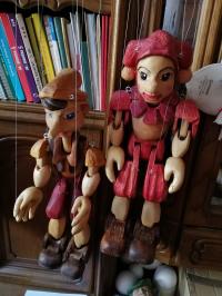 Marionety Pinocchio a Kašpárek